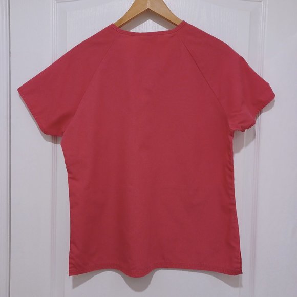 Uniform Advantage Pink Scrub Top - Picture 3 of 9